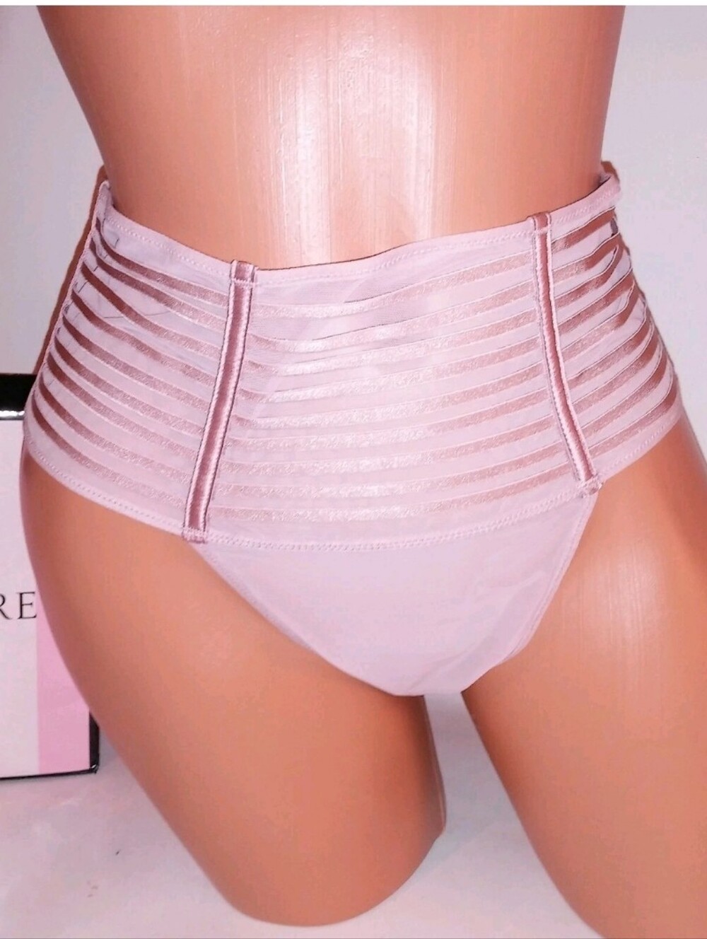 Victoria's secret very sexy sheer luxe lingerie high waist thong panty XSMALL